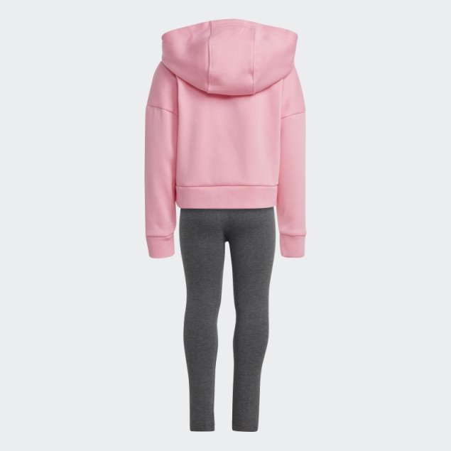 Chándal Adidas Rosa Con Capucha