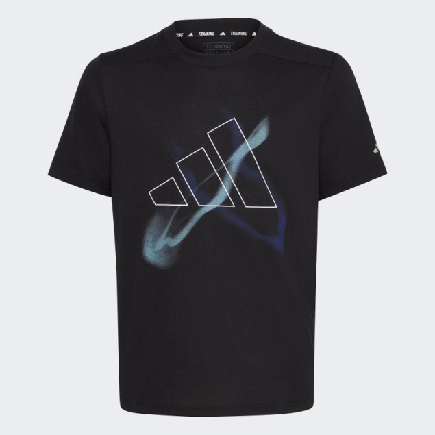 Camiseta Gráfica Aeroready Adidas Negra