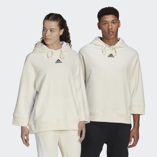Sudadera Con Capucha De Felpa Francesa Invertida (género Neutral) Adidas Sin Teñir