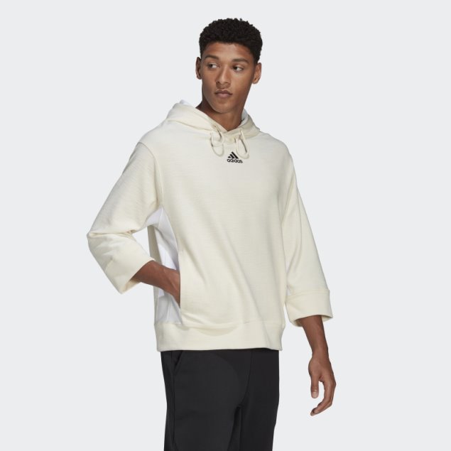 Sudadera Con Capucha De Felpa Francesa Invertida (género Neutral) Adidas Sin Teñir