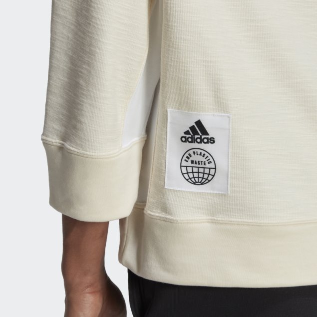 Sudadera Con Capucha De Felpa Francesa Invertida (género Neutral) Adidas Sin Teñir