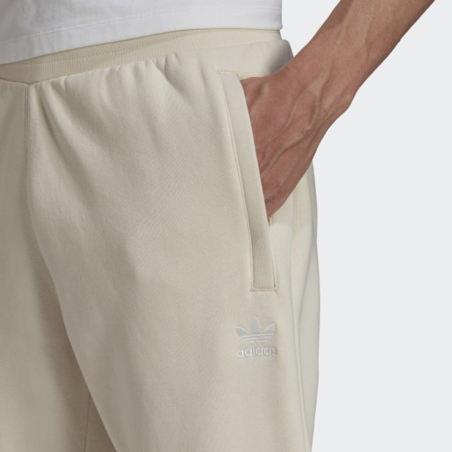 Pantalones Cargo Adicolor Essentials Trefoil Adidas Blanco