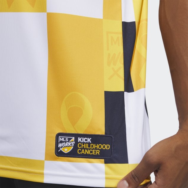 Camiseta Pre-partido Vancouver Whitecaps Fc Kick Child Cancer Adidas Coll Gold