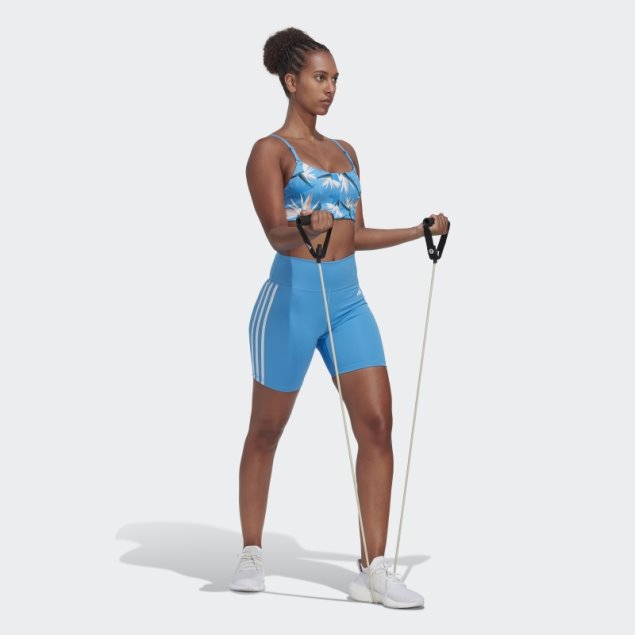 Sujetador Azul Adidas Thebe Magugu Studio Light-support