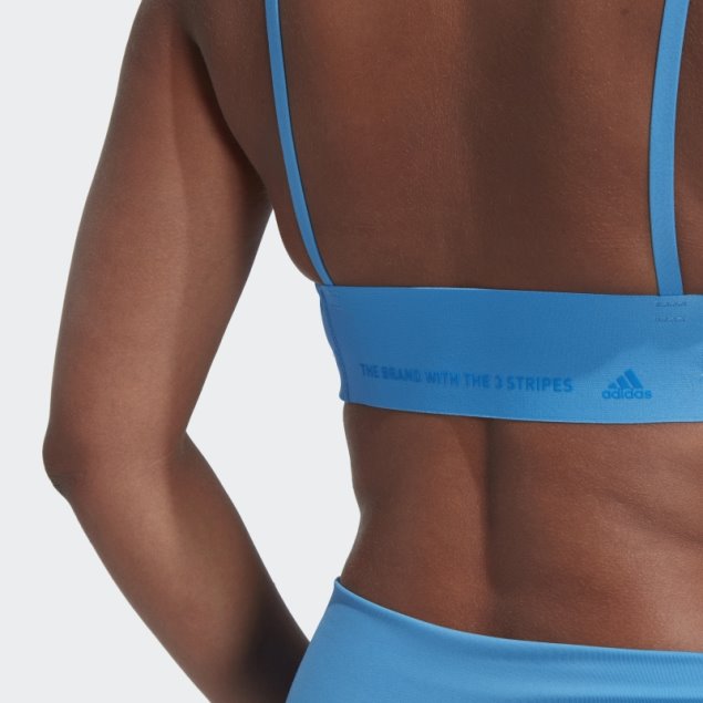 Sujetador Azul Adidas Thebe Magugu Studio Light-support