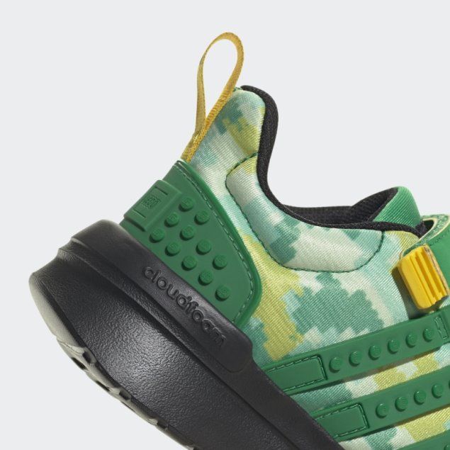 Adidas X Lego Racer Tr21 Zapatillas Con Cordones Elásticos Y Tira Superior Verde