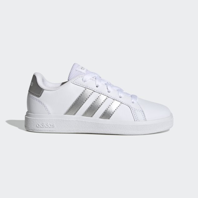 Adidas Tenis Grand Court Lifestyle Tenis Con Cordones En Blanco
