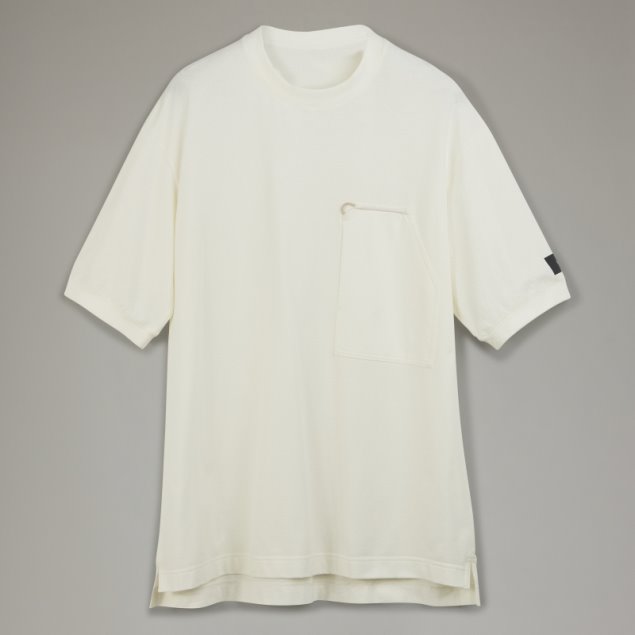 Adidas Y-3 Camiseta Con Bolsillo De Crepé