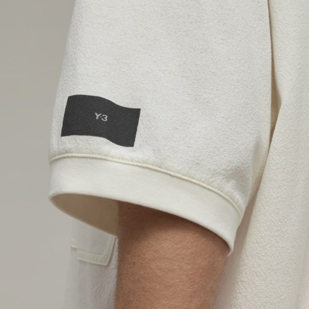 Adidas Y-3 Camiseta Con Bolsillo De Crepé