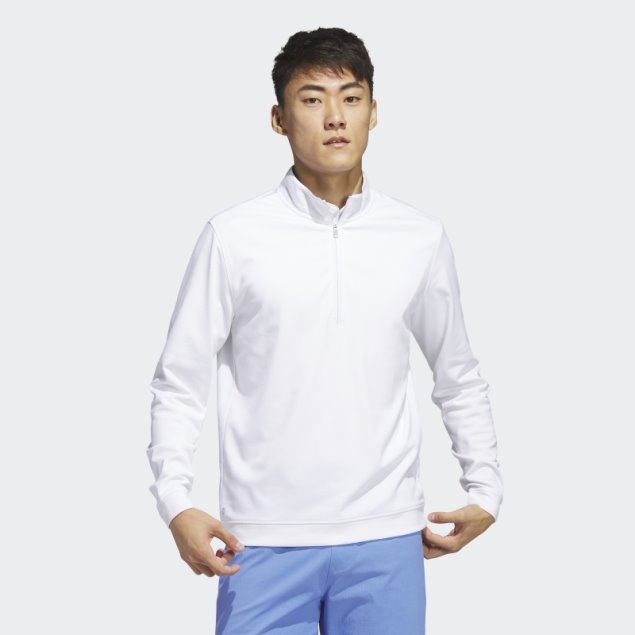 Adidas Sudadera De Golf Elevada Blanca