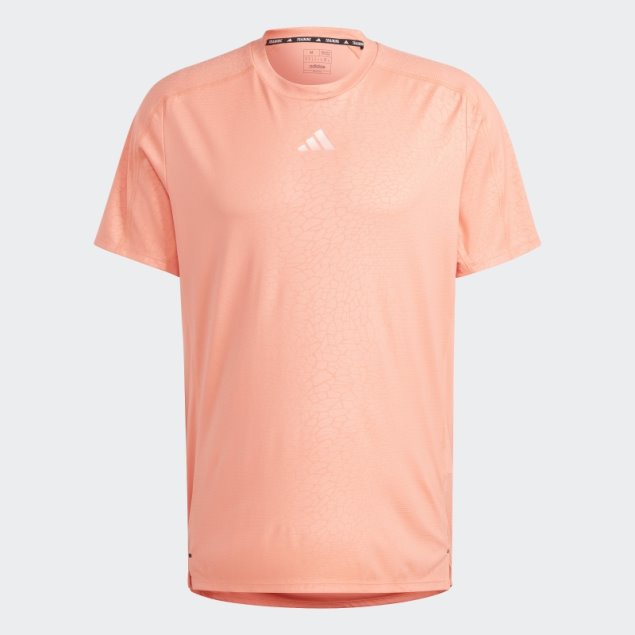Camiseta De Entrenamiento Con Estampado De Poliuretano Coral Adidas