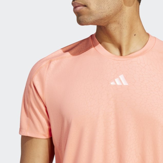 Camiseta De Entrenamiento Con Estampado De Poliuretano Coral Adidas