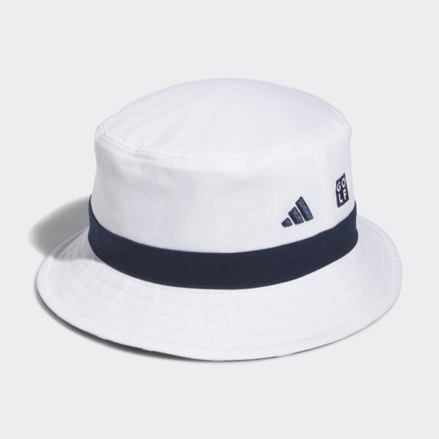 Gorro De Golf Reversible A Cuadros Adidas Blanco