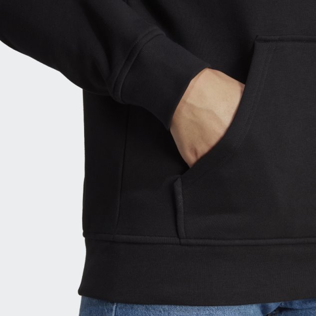 Adidas Sudadera Con Capucha Adicolor Essentials Negra