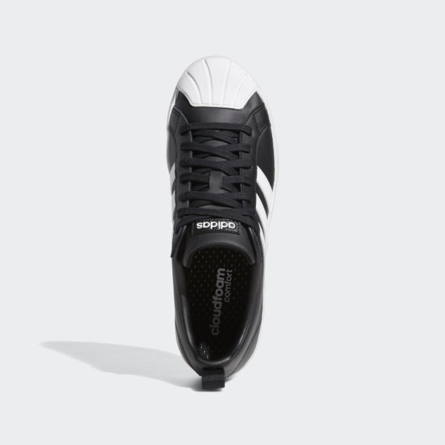 Streetcheck Cloudfoam Court Low Calzado Negro Adidas