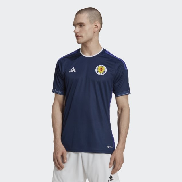 Camiseta Primera Escocia 22 Azul Marino Adidas