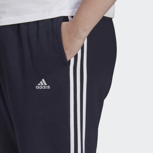 Pantalón Adidas Ink Essentials 3 Rayas Polar (talla Grande)