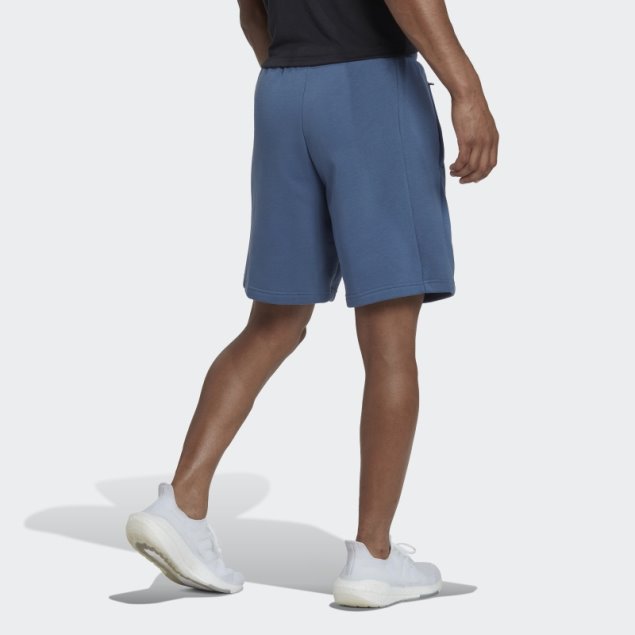 Pantalones Cortos Adidas Stadium Fleece Reciclado Insignia De Deporte Acero