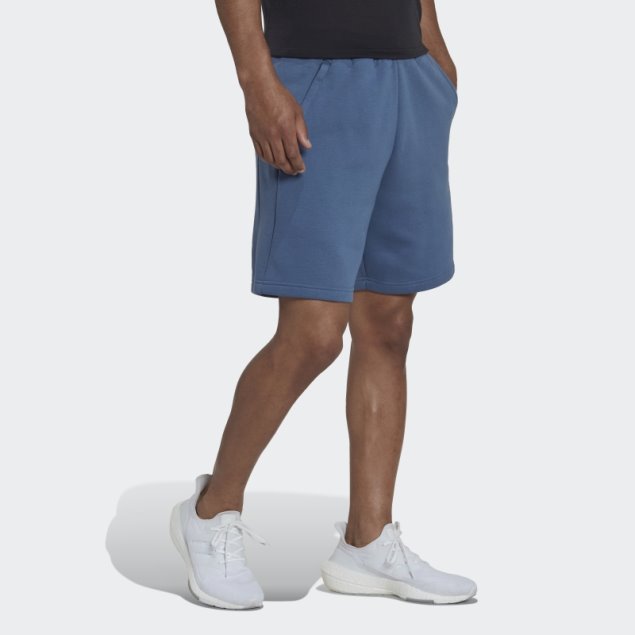 Pantalones Cortos Adidas Stadium Fleece Reciclado Insignia De Deporte Acero