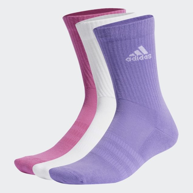 Calcetines Acolchados 3 Pares Fucsia Adidas