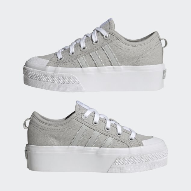 Adidas Nizza Plataforma Gris