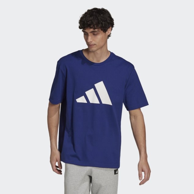 Camiseta Gráfica Con Logo De Iconos Del Futuro Adidas Victory Azul