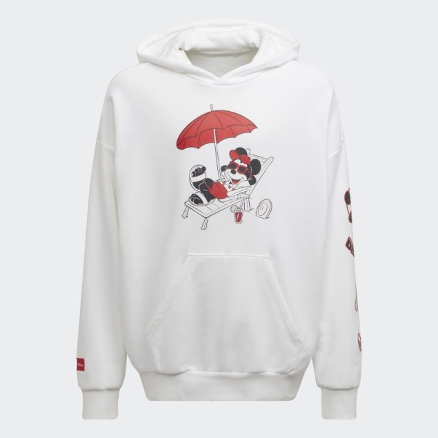 Sudadera Blanca Disney Mickey Y Sus Amigos Adidas