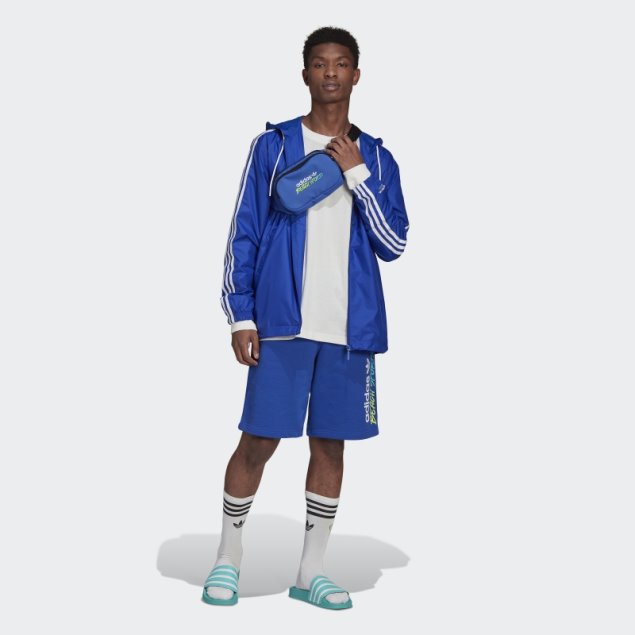 Adidas Graphic Stoked Fish Camiseta De Manga Larga Blanca