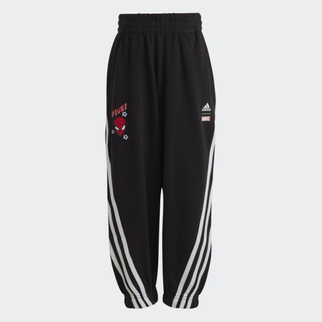 Pantalones Adidas X Marvel Hombre Araña Negros