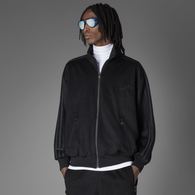 Sudadera Adidas Versión Azul Negro Firebird