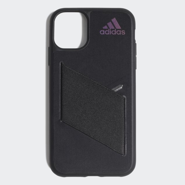 Funda De Bolsillo Moldeada Iphone 2019 6.1 Pulgadas Adidas Negro