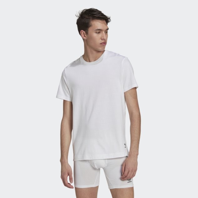 Camiseta Confort Core Algodon Blanco Adidas