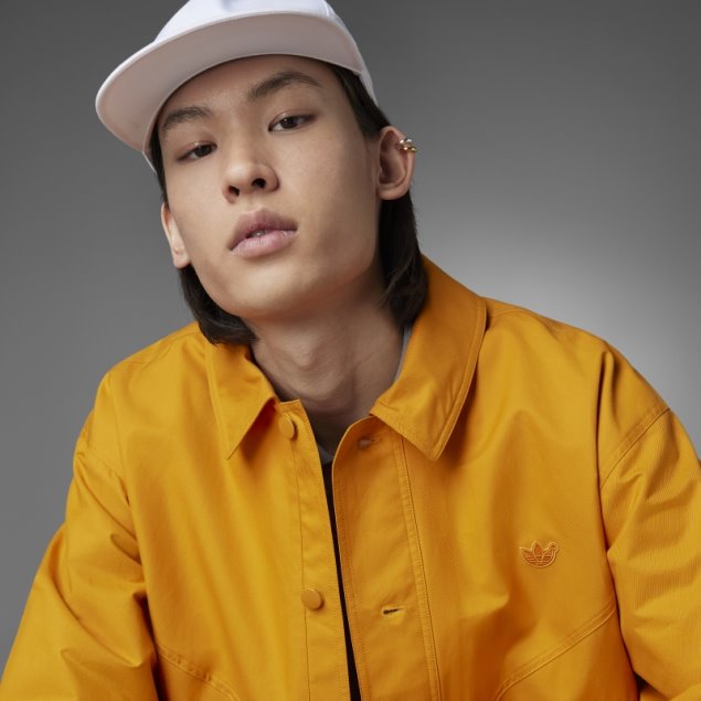 Chaqueta Adidas Focus Versión Naranja Azul Tie-break