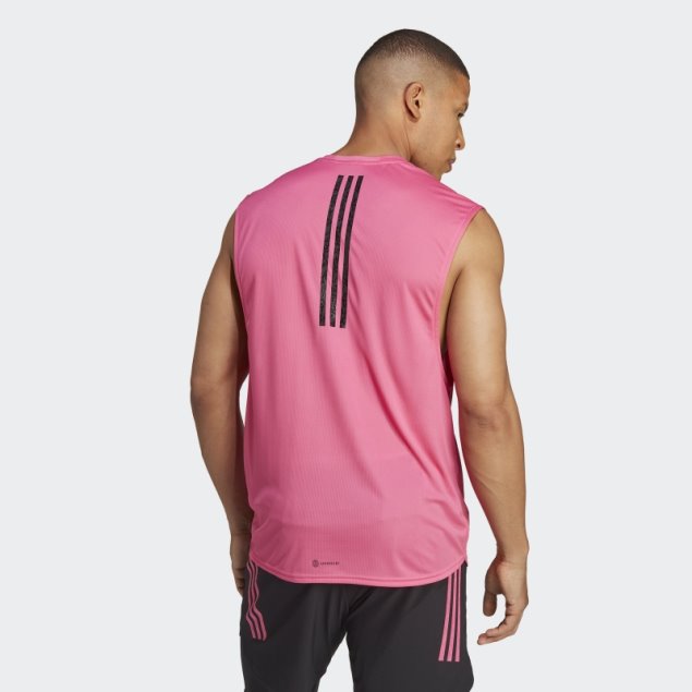 Adidas Magenta Diseñada Para La Camiseta Sin Mangas Hiit De La Serie Pro De Entrenamiento Seleccionada Por Cody Rigsby