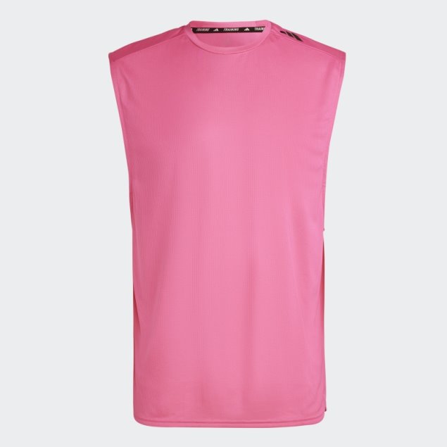 Adidas Magenta Diseñada Para La Camiseta Sin Mangas Hiit De La Serie Pro De Entrenamiento Seleccionada Por Cody Rigsby