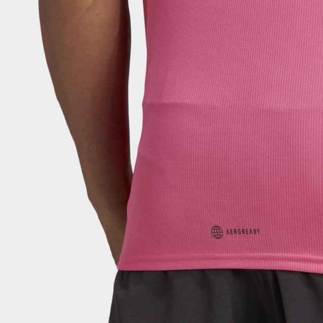 Adidas Magenta Diseñada Para La Camiseta Sin Mangas Hiit De La Serie Pro De Entrenamiento Seleccionada Por Cody Rigsby