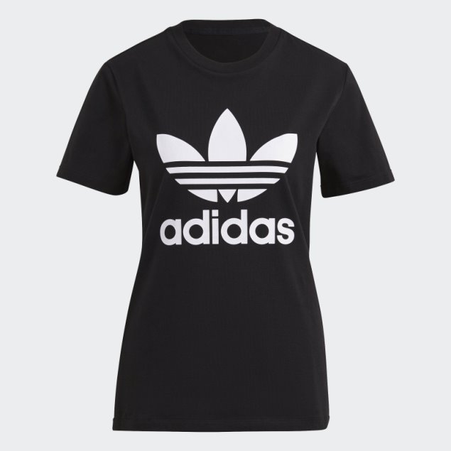 Camiseta Negra Adidas Adicolor Classics Trefoil
