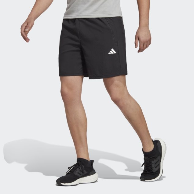Adidas Shorts De Entrenamiento Tejidos Esenciales De Tren Negro