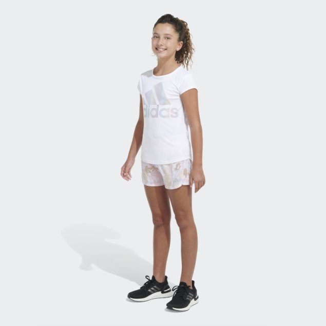 Aop Wovn Pacer Short23 Adidas Blanco