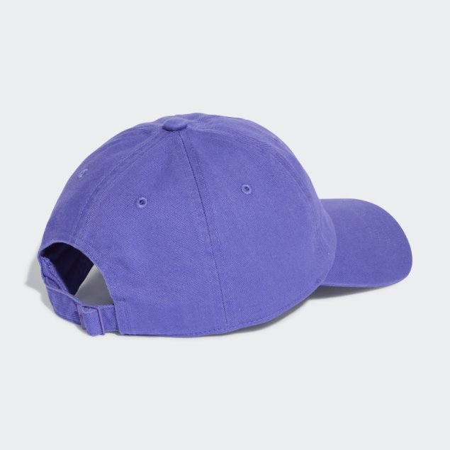 Lila Gorra De Béisbol Adidas Adicolor Classics Trefoil Stonewashed