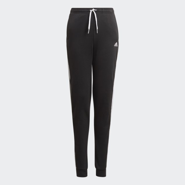 Pantalones Adidas Essentials 3-stripes French Terry Negro Caliente