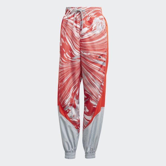 Adidas By Stella Mccartney Pantalones De Chándal Tejidos Estampados Onix Caliente