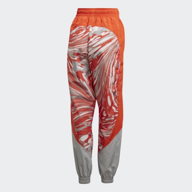 Adidas By Stella Mccartney Pantalones De Chándal Tejidos Estampados Onix Caliente