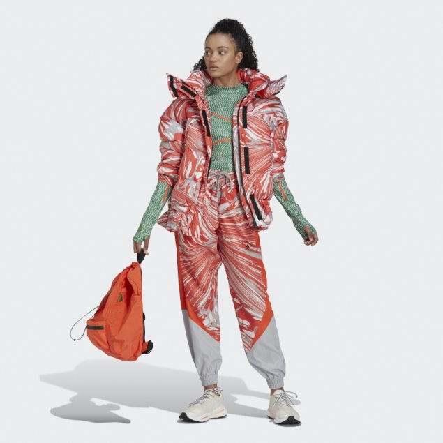 Adidas By Stella Mccartney Pantalones De Chándal Tejidos Estampados Onix Caliente