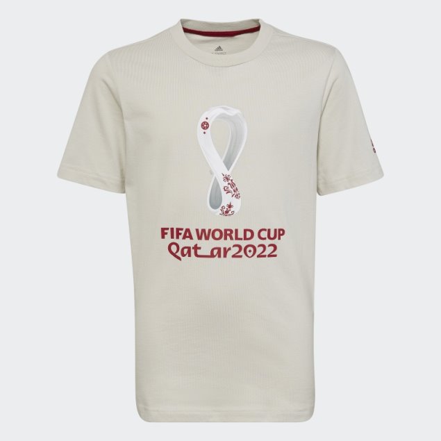 Adidas Camiseta Copa Del Mundo Fifa 2022 Emblema Oficial Talco