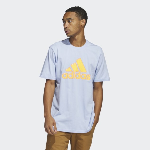 Logo Pen Fill - Camiseta Con Estampado De Ropa Deportiva Azul Amanecer Adidas