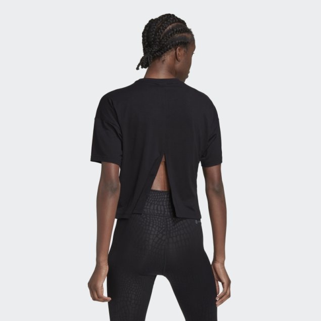 Adidas Camiseta Negra Con Logo De 3 Barras De Iconos De Tren