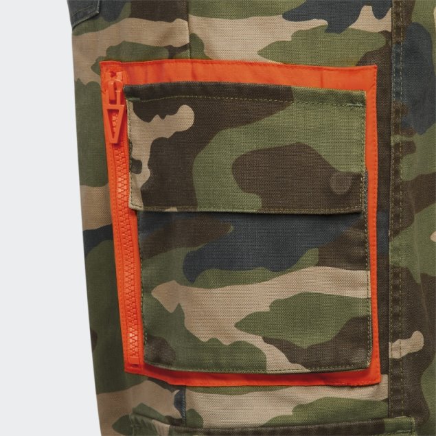 Pantalones Cargo De Lona (todos Los Géneros) Adidas Aop Camo