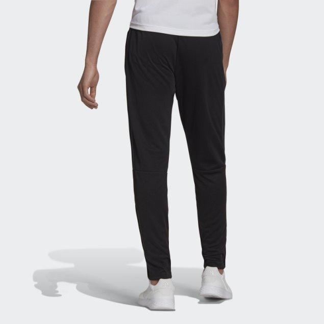 Adidas Pantalones Negros Aeroready Sereno Slim Tapered-cut 3-stripes