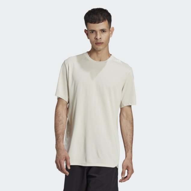 Camiseta Adidas Design 4 Training Heat.rdy Hiit Aluminio